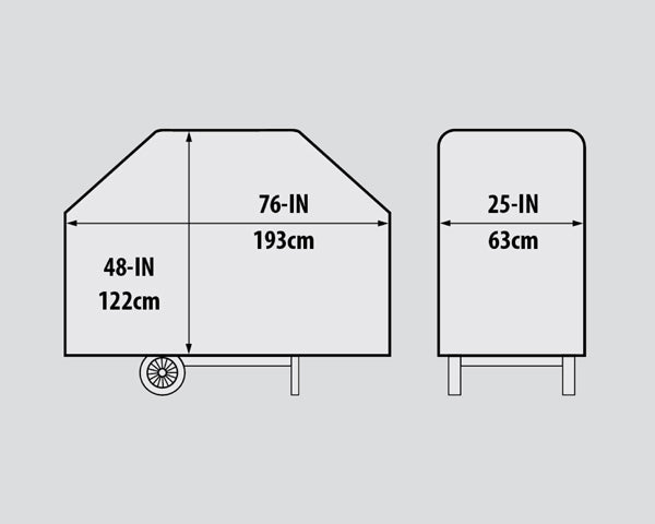 76" Premium Pvc Polyester Cover